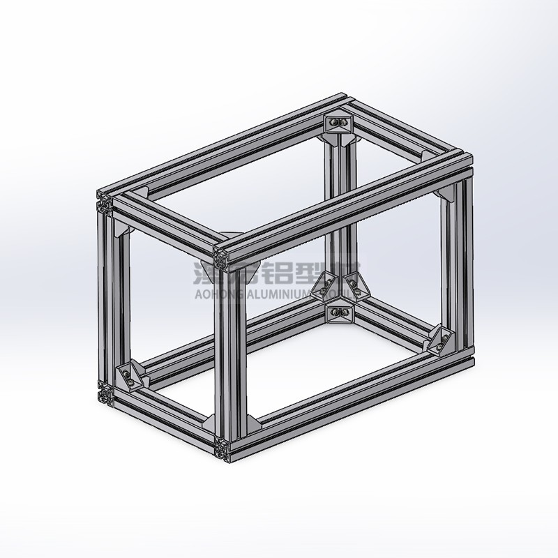 sw畫鋁型材機架